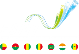 Logo sur fond sombre
